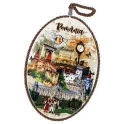 Suport oale decor din ceramica "Romania"
