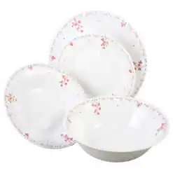 Serviciu de masa din sticla opal
