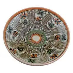 Farfurie realizata din ceramica de Horezu- Diferite modele