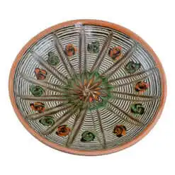 Farfurie realizata din ceramica de Horezu- Diferite modele