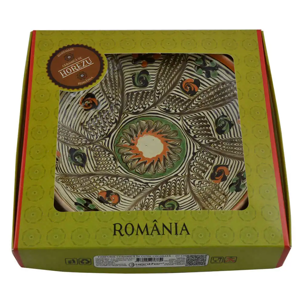 Farfurie realizata din ceramica de Horezu- Diferite modele Farfurie realizata din ceramica de Horezu- Diferite modele