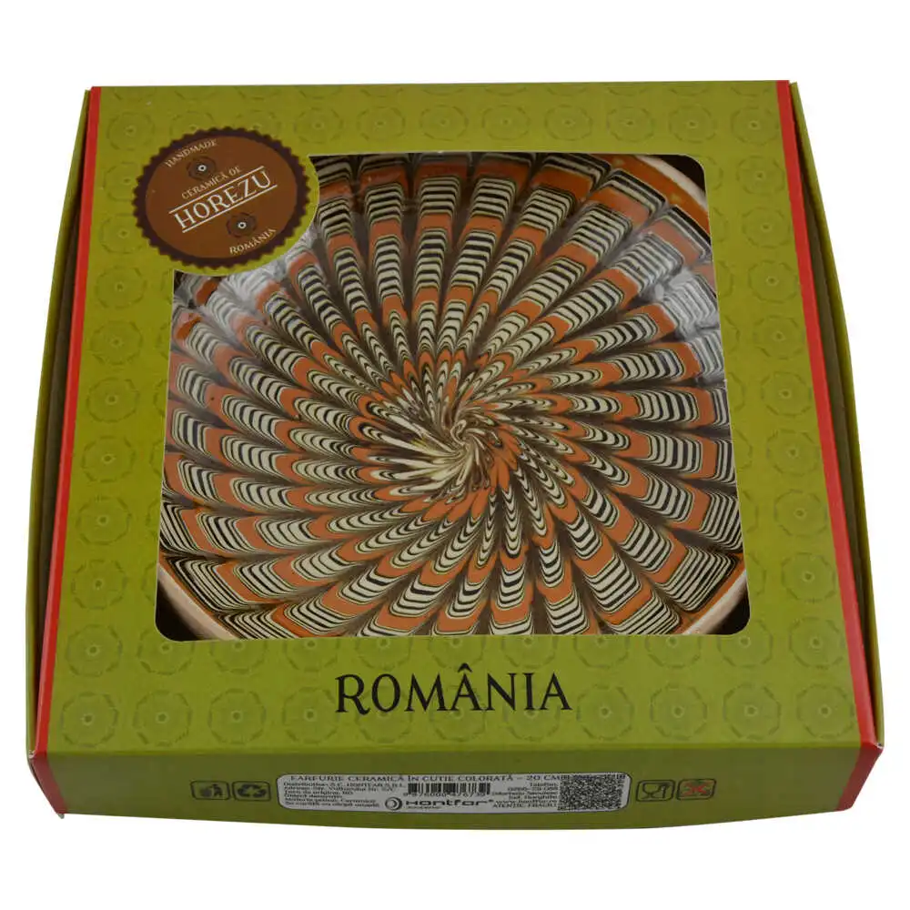 Farfurie realizata din ceramica de Horezu- Diferite modele Farfurie realizata din ceramica de Horezu- Diferite modele