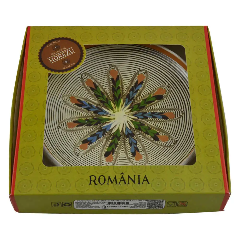 Farfurie realizata din ceramica de Horezu- Diferite modele Farfurie realizata din ceramica de Horezu- Diferite modele