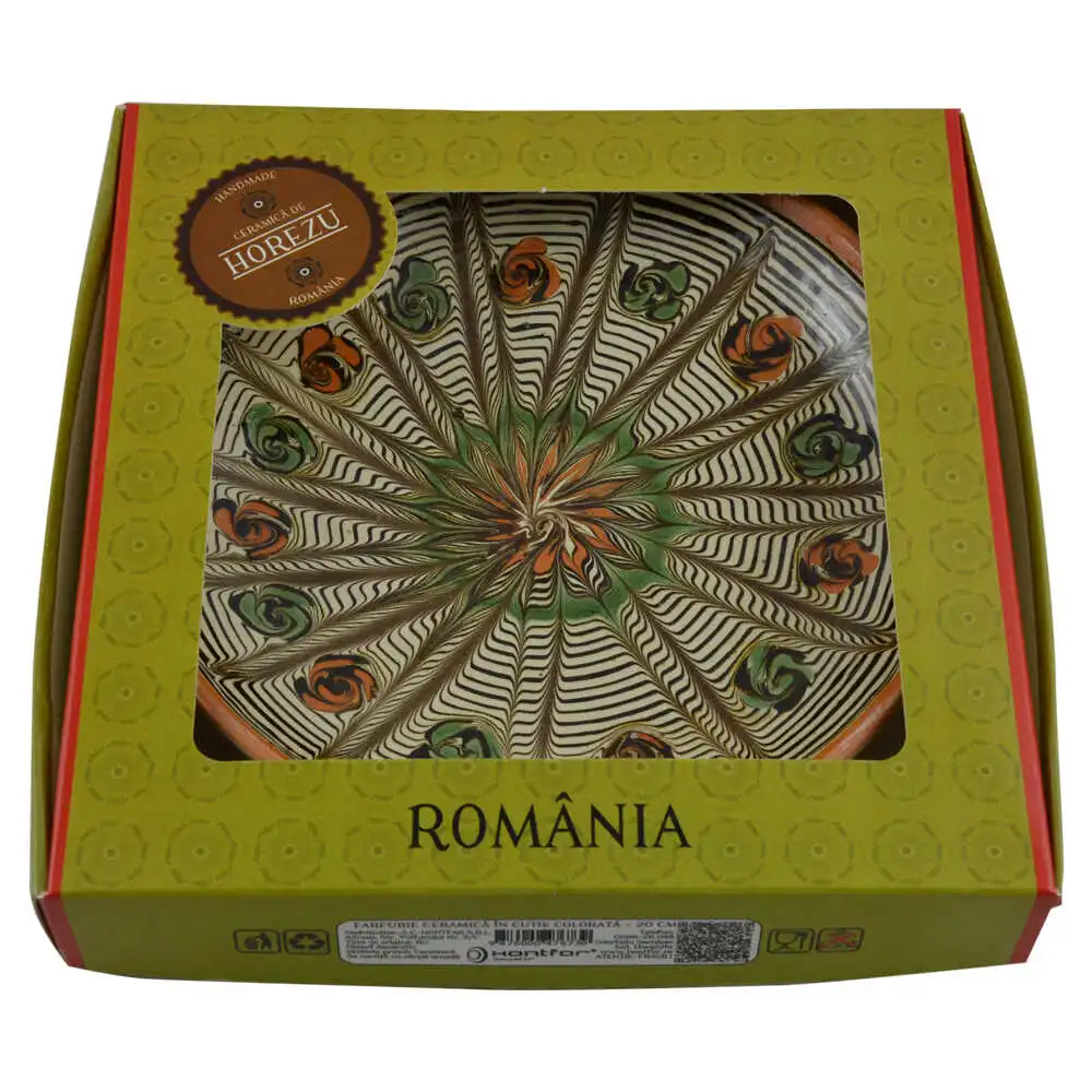 Farfurie realizata din ceramica de Horezu- Diferite modele Farfurie realizata din ceramica de Horezu- Diferite modele