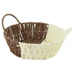 Cos paine din paie de hartie Maro/Natur