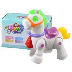 Calut plimbaret cu lumini si sunete 17 CM