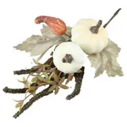 Pick decor toamna cu dovlecei si frunze 28 CM