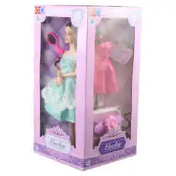 Papusa cu accesorii Lucky 3+