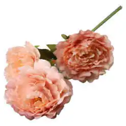 Trandafir artificial cu 3 capete 70 CM