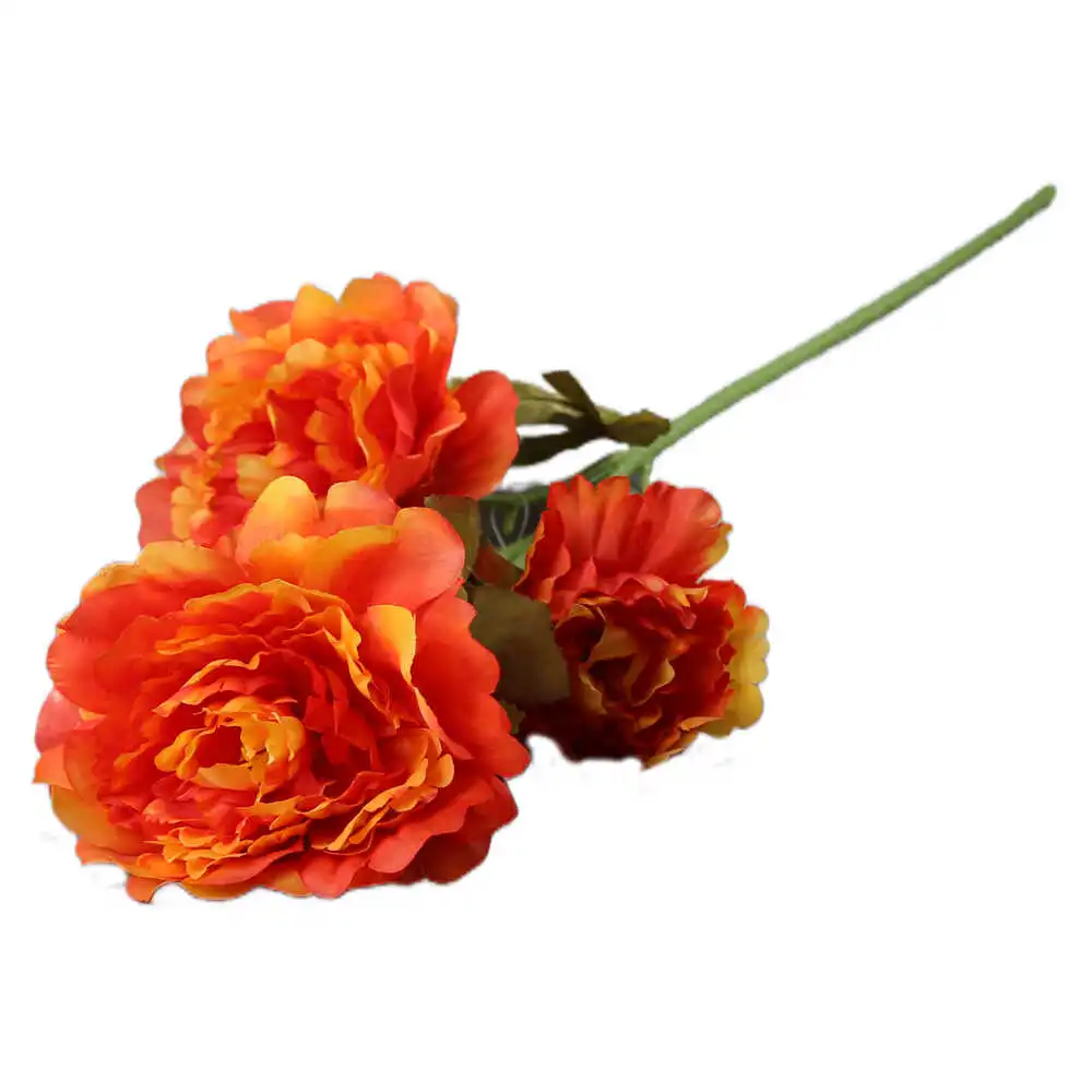 Trandafir artificial cu 3 capete 70 CM Trandafir artificial cu 3 capete 70 CM