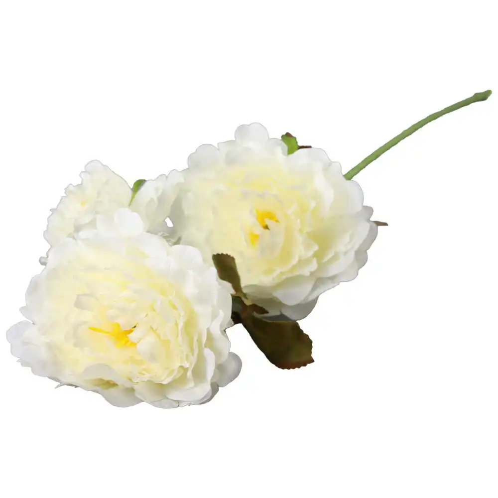 Trandafir artificial cu 3 capete 70 CM Trandafir artificial cu 3 capete 70 CM