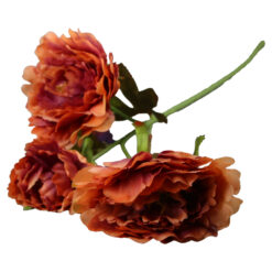 Trandafir artificial cu 3 capete 70 CM