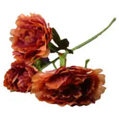 Trandafir artificial cu 3 capete 70 CM