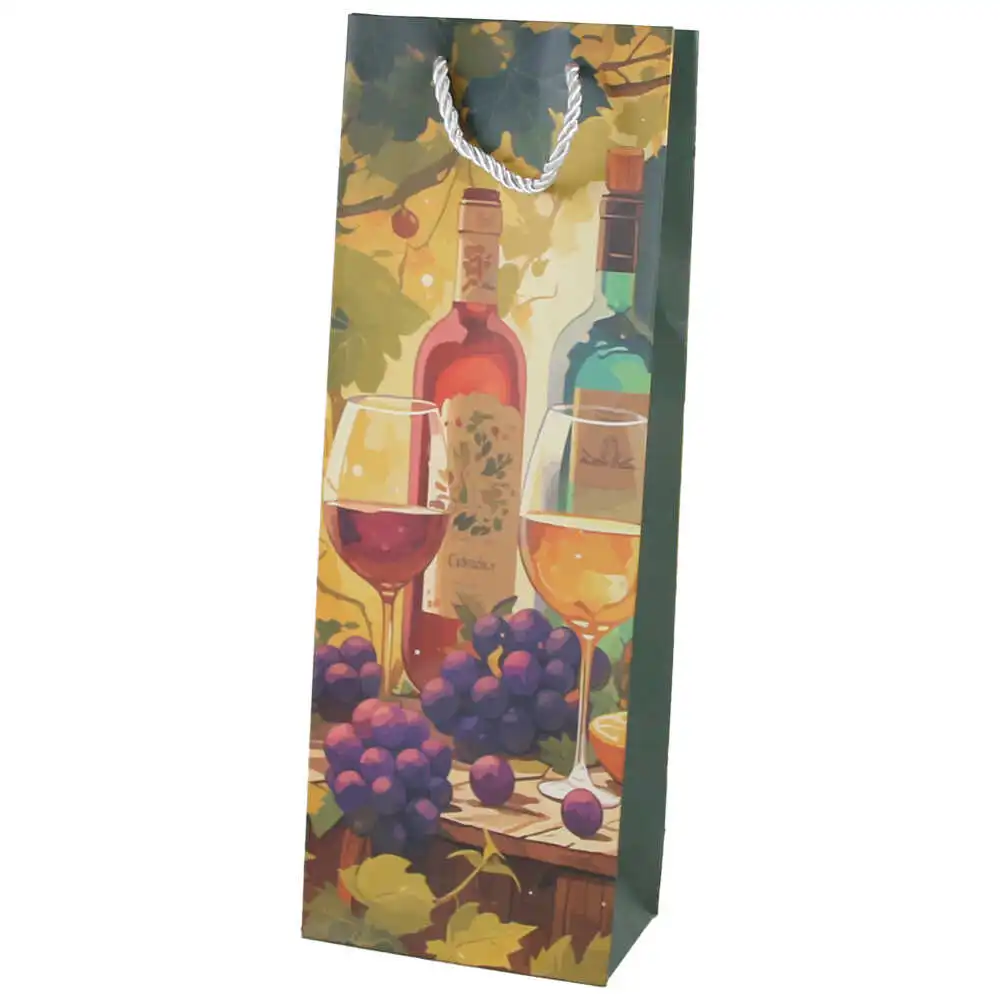 Punga cadou bauturi 12x36 CM Punga cadou bauturi 12x36 CM