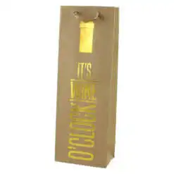 Punga cadou bauturi 12x36 CM