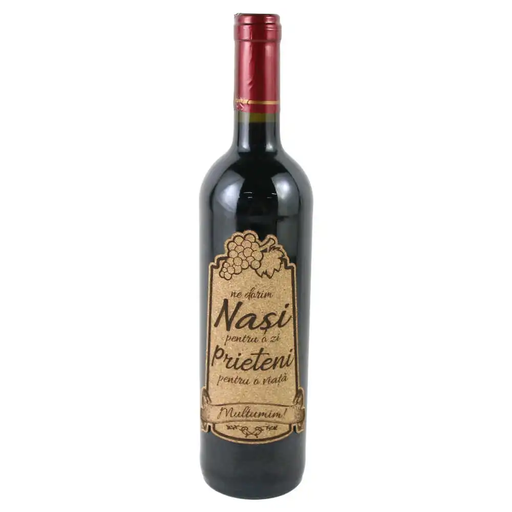 Vin rosu 750 ml "Ne dorim Nasi pentru o zi Vin rosu 750 ml "Ne dorim Nasi pentru o zi