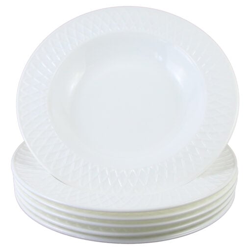 Set 6 farfurii supa arcopal 21x3 CM