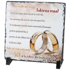 Placa ardezie "La multi ani noua