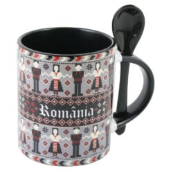 Cana ceramica cu lingurita