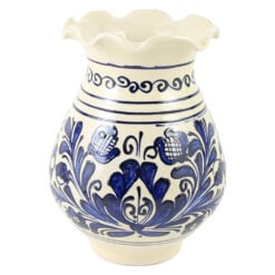 Vaza ceramica de Corund pictat cu motive traditionale