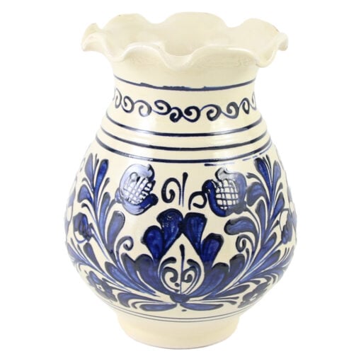 Vaza ceramica de Corund pictat cu motive traditionale