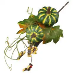 Pick decor toamna cu dovlecei verzi 33 CM