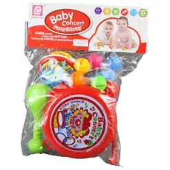 Set 4 jucarii zornaitoare pentru bebelusi Baby Concert