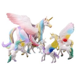 Set 7 Unicorni din cauciuc