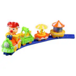 Trenulet electric cu sunete si lumini Happy Circus