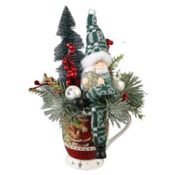 Aranjament Craciun cu figurina 25 CM