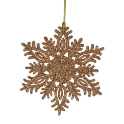 Decoratiune din plastic pentru bradul de craciun  - Design Fulgi de Nea - Diferite modele