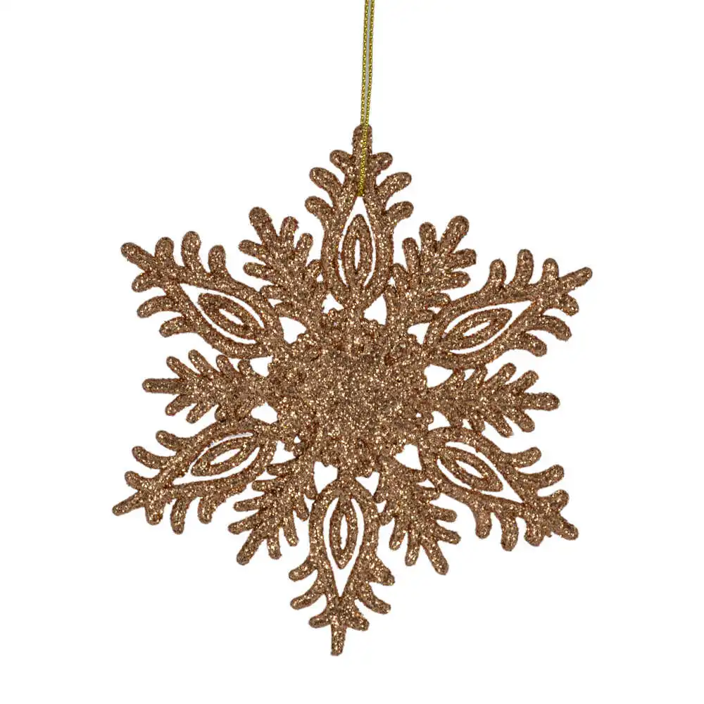 Decoratiune din plastic pentru bradul de craciun  - Design Fulgi de Nea - Diferite modele