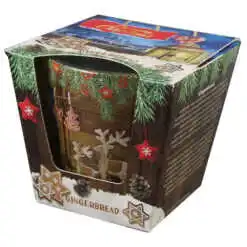 Lumanare de Craciun parfumata in pahar 115 gr