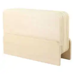 Set 6 tocatoare din lemn cu suport 24x16 CM