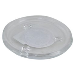 Candela din sticla transparenta 10 CM