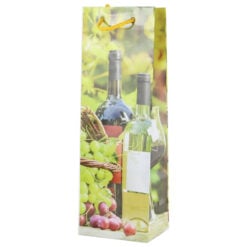 Punga cadou bauturi din hartie laminata 12 x 36 CM