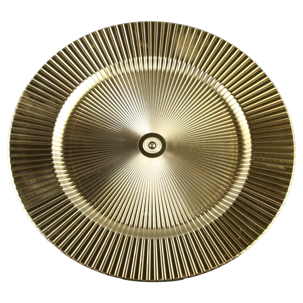 Platou din plastic Auriu 33 CM Platou din plastic Auriu 33 CM