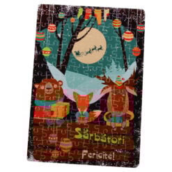 Puzzle 120 piese "Sarbatori Fericite!" 20x29 CM