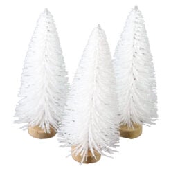 Set 3 brad sarma cu suport lemn 9.5 CM