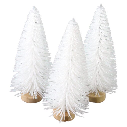 Set 3 brad sarma cu suport lemn 9.5 CM