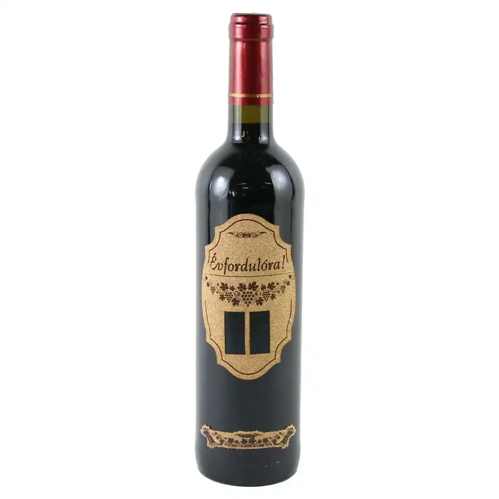 Vin rosu 750 ml "Evfordulora!"