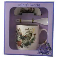 din ceramica "Colorful World"