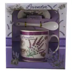 Set cana cu farfurie si lingurita