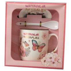 din ceramica "Watercolor Butterflies"