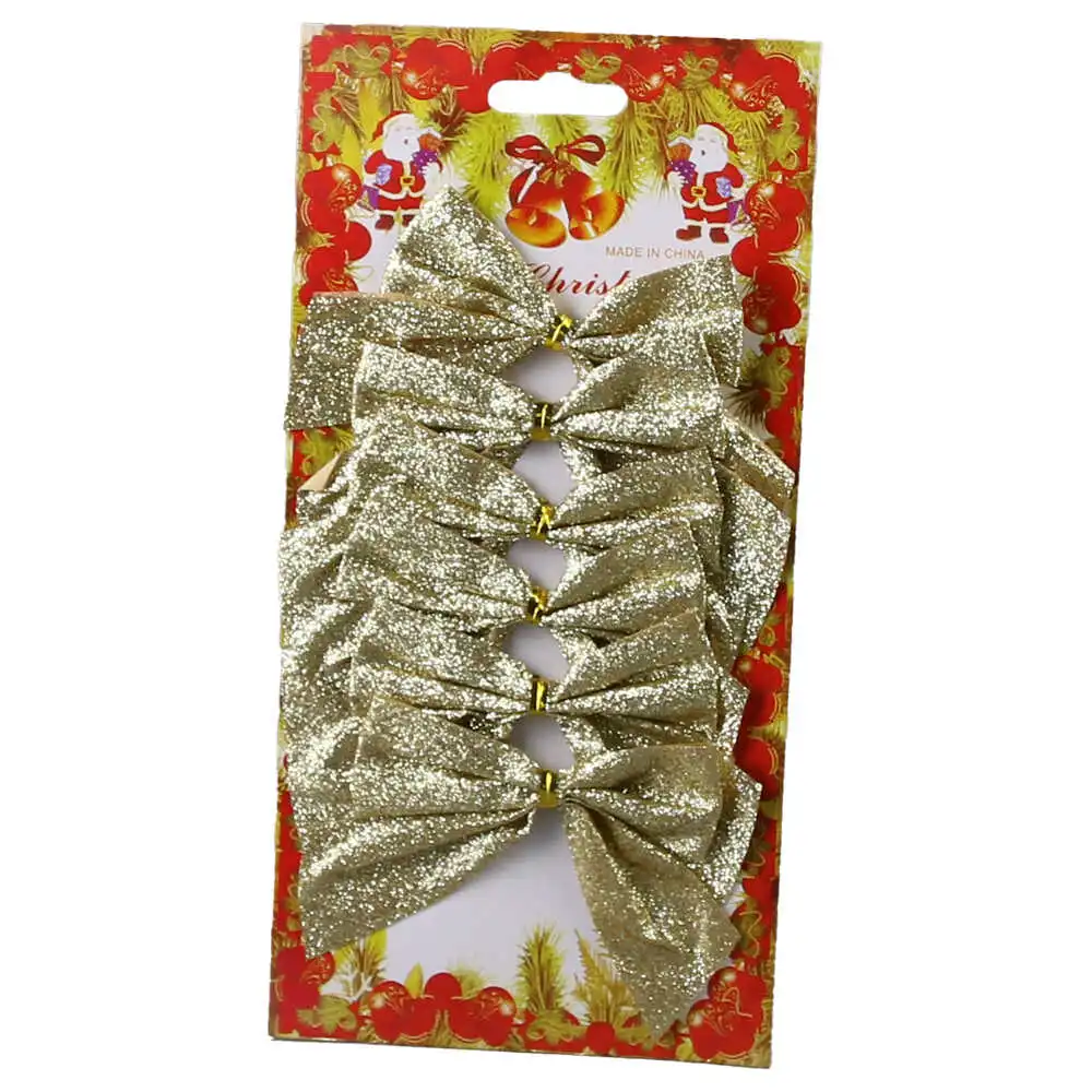 Set 6 fundite cu sclipici 8 CM