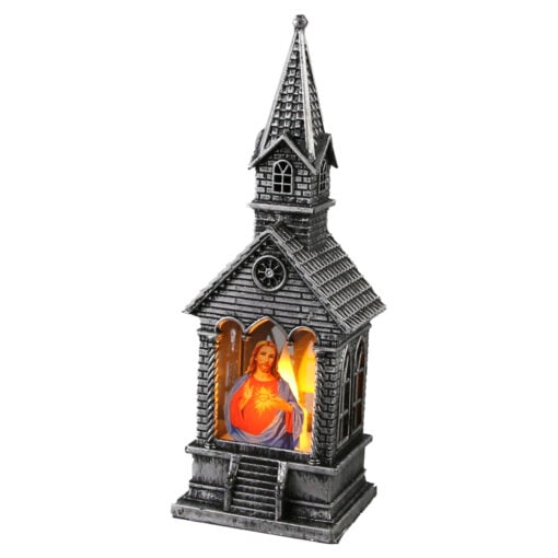 Ornament Craciun Biserica cu led