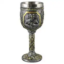 Pocal din metal si rasina Cavaler 8x19 CM