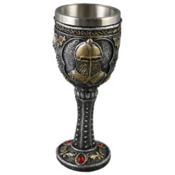 Pocal din metal si rasina Cavaler 8x18 CM