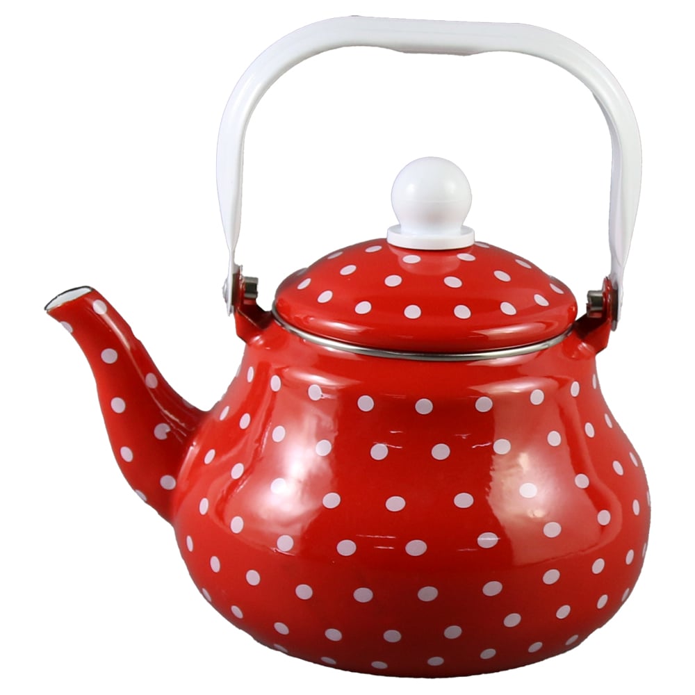 Ceainic emailat cu capac 1.5 L Ceainic emailat cu capac 1.5 L