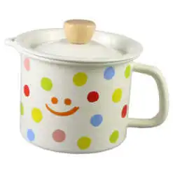 Cana emailata cu capac 1400 ml